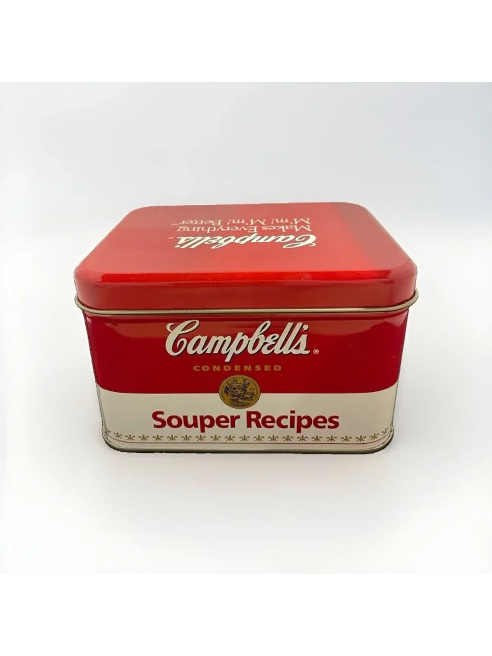 Campbell's Souper Recipes Tin Box Vintage Collectible